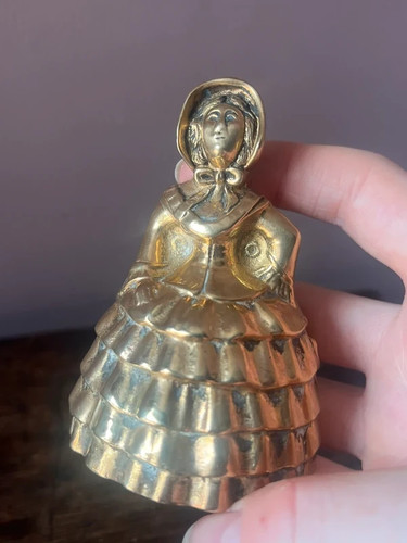 Vintage brass lady - vintage,