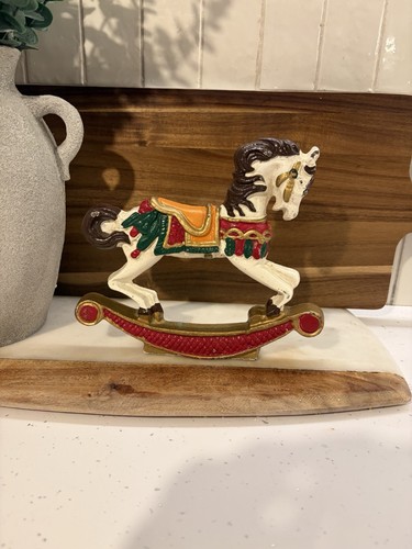 Vintage painted rocking - vintage,