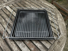 Unbranded Oven Shelf with Non-Stick Sliding Removable Drip Pan Underneath
