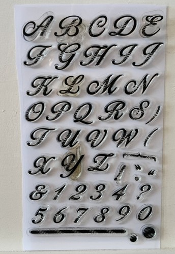 Alphabet stamp set upper - stamp,