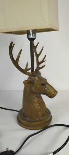 Stag head table - head, brown