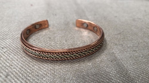 Magnetic copper bracelet - magnetic,