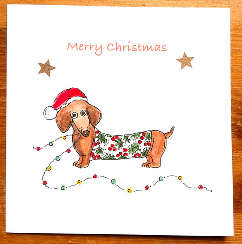 Merry christmas card - merry,