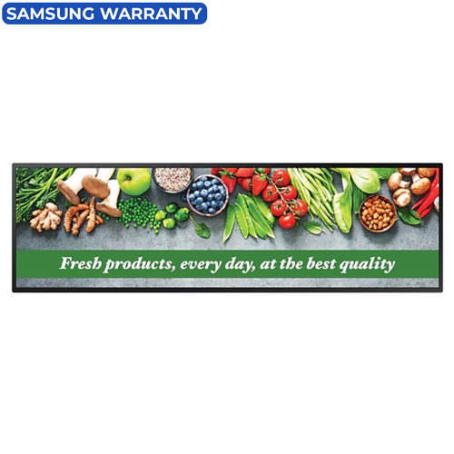 Samsung stretch signage - 37",