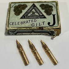 3 X Vintage Dip Nibs - C