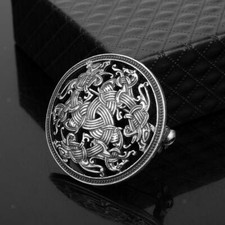 Vintage Viking Symbol Brooch