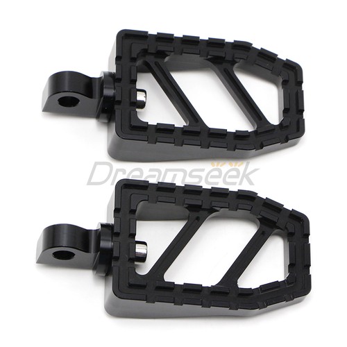 Black footpegs foot pedals - black,