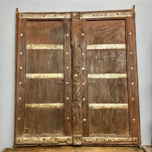 Pair vintage wooden window - vintage,
