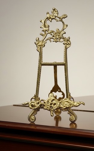 Antique vintage brass book - brass,