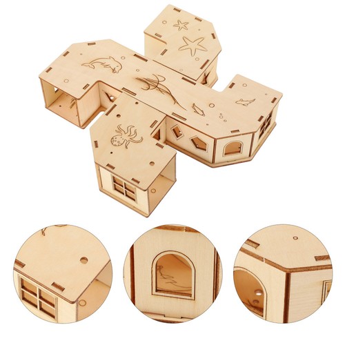 Durable wood hamster - hamster, maze