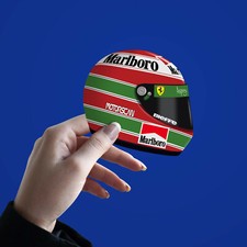 Eddie Irvine Ferrari F310 1996 F1 Helmet Sticker Vinyl- Scuderia GP