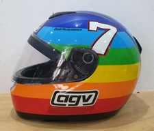 AGV K Series Valentino Rossi Replica Peace 2003 Barry Sheene Helmet XL Motorbike