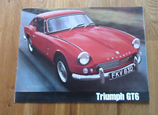 Triumph GT6 1966 UK Market Sales Brochure Nice Condition jax
