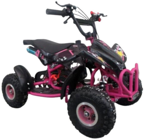 Kids pink mini quad bike - pink,