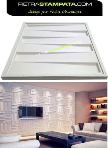 Wall panel mold plaster - 3d,