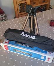 Hama Star 75 T Camera Tripod with pan and tilt head never used
