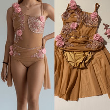 Tan custom solo Dance costume