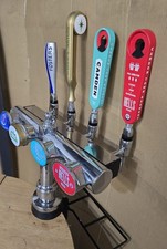 4 Way Beer Pump/ Beer Font / Pub / Bar/ Mancave/Fosters/Camden/Stella