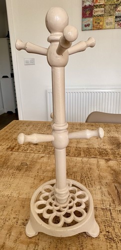 Vintage cast iron mug holder - vintage,