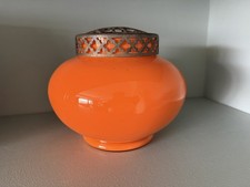 Orange Glass Bohemian Czech