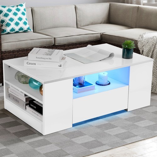 High gloss led coffee - high,