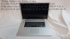 BAD DISPLAY? Apple MacBook Pro Mid 2010 17" Laptop Intel Core i7 8GB 500GB High