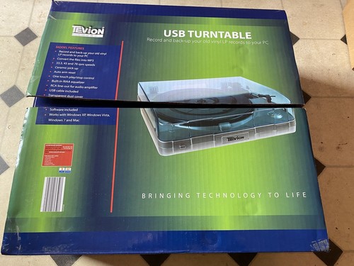 Tevion sound usb turntable - tevion,