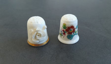 2 x Vintage Coalport Bone China Thimbles