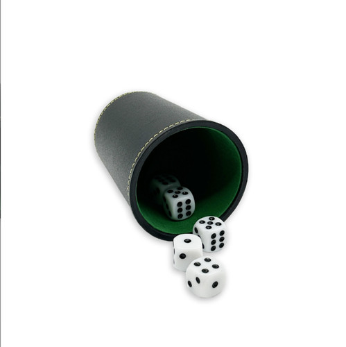 Trumpet shaped small dice cup - trumpet-shaped,