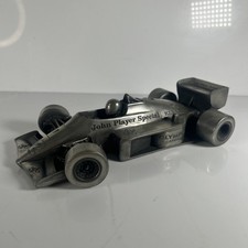 AYRTON SENNA JPS LOTUS Pewter Auto Car F1 Sculpture Compulsion Gallery Essex 9”