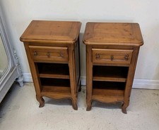 PAIR OF OLD FRENCH CHERRYWOOD