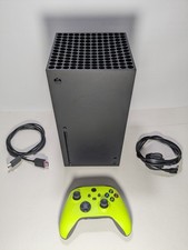 Microsoft Xbox Series X 1TB Game Console + Cables Black/Electric Volt Controller