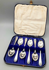 6 Pretty Antique Silver Plated