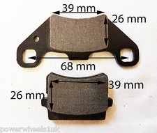 Bp026 set brake pads front - bp026,