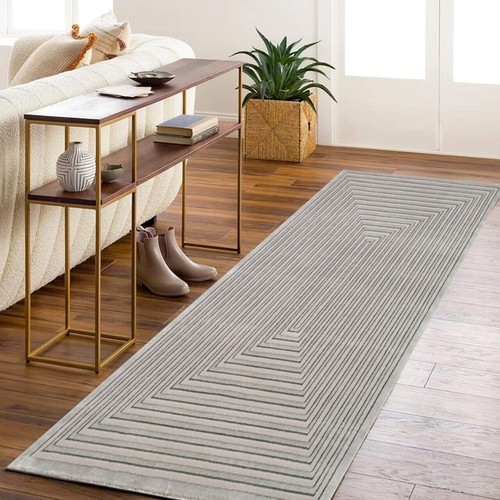 Modern shaggy runner rug extra - modern,