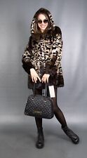 14975 NEW GLAMOROUS REAL MINK COAT LUXURY FUR JACKET HOOD PELZ BEAUTIFUL SIZE M