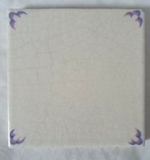 ELEGANT OLD CARTER POOLE ENGLISH  TILE