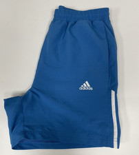 Adidas Original 3-Striped Men's Shorts Blue Active Gym Size Medium