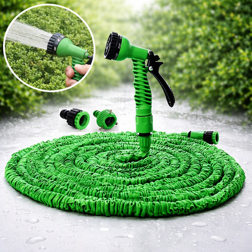 Expandable garden hose - expandable, pipe