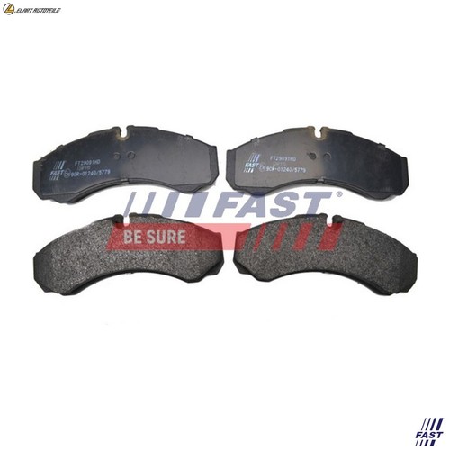 Brake pad set - pad,