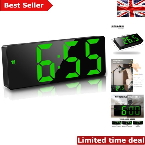 Sleek green digital - green, alarm