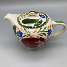 Wade Royal Victoria 'Capri' Hand Painted Floral Teapot Vintage English Pottery