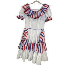 VTG Spanish Flamenco Dress Red