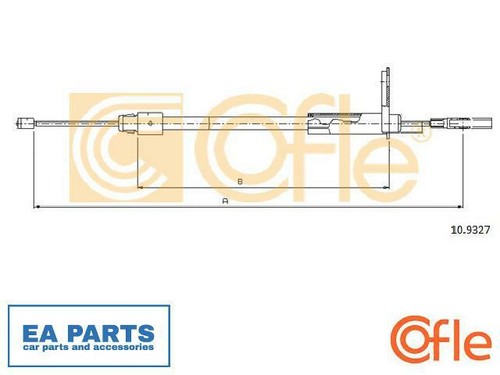 Cable parking brake for - cable,,