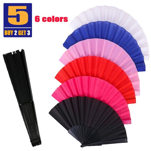 Folding hand held - hand, fans