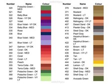 320 - 469  DMC CROSS STITCH SKEINS/THREADS FREE POST