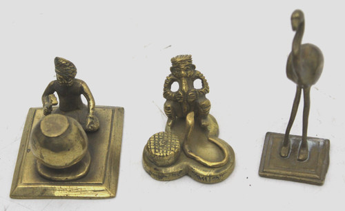 Vintage indian brass miniature - vintage,