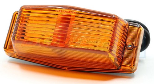 Amber led front double - front, burner