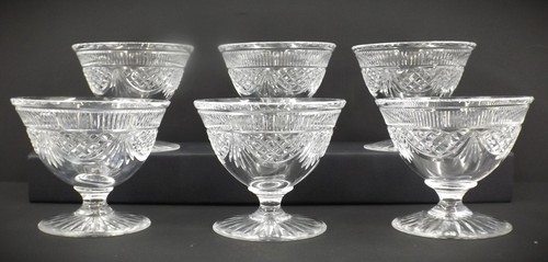 Set six edinburgh crystal - set,
