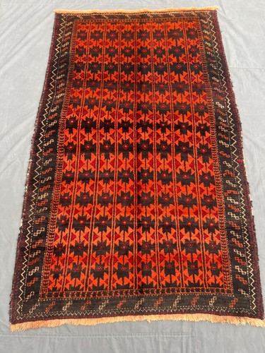 Vintage tribal rug 5x7 2 - tribal, 4'5x7'2